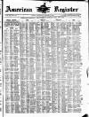 American Register Saturday 08 January 1876 Page 1