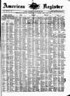 American Register Saturday 29 January 1876 Page 1