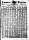 American Register Saturday 27 May 1876 Page 1