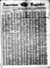 American Register Saturday 12 August 1876 Page 1