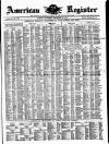 American Register Saturday 30 December 1876 Page 1