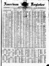 American Register Saturday 28 December 1878 Page 1