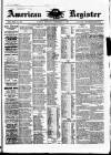 American Register Saturday 25 December 1880 Page 1