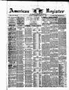 American Register Saturday 03 January 1885 Page 1