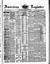 American Register Saturday 28 February 1885 Page 1
