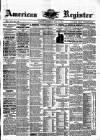 American Register Saturday 16 May 1885 Page 1