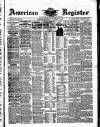 American Register Saturday 17 October 1885 Page 1