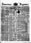 American Register Saturday 31 October 1885 Page 1