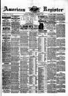 American Register Saturday 07 November 1885 Page 1