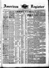 American Register Saturday 23 January 1886 Page 1