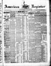 American Register Saturday 30 January 1886 Page 1