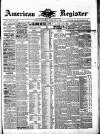 American Register Saturday 13 February 1886 Page 1