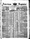 American Register Saturday 06 March 1886 Page 1