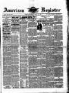 American Register Saturday 12 March 1887 Page 1