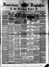American Register Saturday 26 January 1889 Page 1