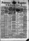 American Register Saturday 09 February 1889 Page 1