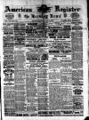 American Register Saturday 15 June 1889 Page 1