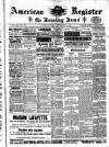 American Register Saturday 19 September 1891 Page 1