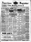 American Register Saturday 17 October 1891 Page 1