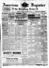 American Register Saturday 21 November 1891 Page 1