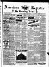 American Register Saturday 03 June 1893 Page 1