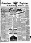 American Register Saturday 25 November 1893 Page 1