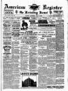 American Register Saturday 15 June 1895 Page 1