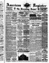 American Register Saturday 21 December 1895 Page 1