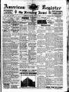 American Register Saturday 18 April 1896 Page 1