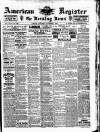 American Register Saturday 03 October 1896 Page 1