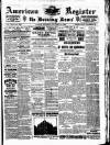 American Register Saturday 19 December 1896 Page 1