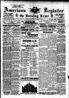 American Register Saturday 01 April 1899 Page 1