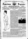 American Register Saturday 13 June 1903 Page 1