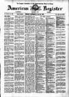 American Register Saturday 23 June 1906 Page 1