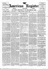 American Register Saturday 11 August 1906 Page 1