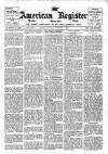 American Register Saturday 01 September 1906 Page 1