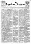 American Register Saturday 24 November 1906 Page 1