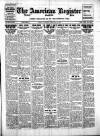 American Register Saturday 13 February 1909 Page 1