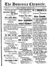 Dominica Chronicle Wednesday 18 January 1911 Page 1