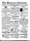 Dominica Chronicle Thursday 13 April 1911 Page 1
