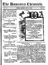 Dominica Chronicle Saturday 27 July 1912 Page 1