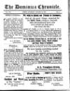 Dominica Chronicle Saturday 15 January 1916 Page 1