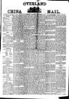 Overland China Mail Wednesday 15 November 1871 Page 1