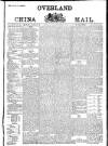 Overland China Mail Thursday 04 August 1881 Page 1