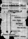 Overland China Mail Tuesday 04 January 1910 Page 1