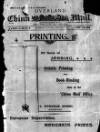 Overland China Mail Saturday 07 January 1911 Page 1
