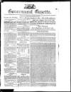 Government Gazette (India) Thursday 13 November 1828 Page 1