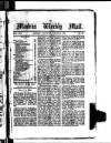Madras Weekly Mail Saturday 25 March 1876 Page 1