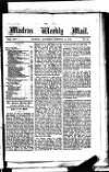 Madras Weekly Mail Saturday 14 October 1876 Page 1