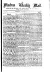 Madras Weekly Mail Thursday 21 October 1880 Page 1